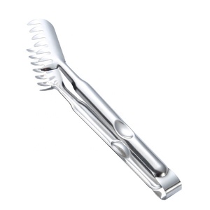 Pinces <span class=keywords><strong>à</strong></span> <span class=keywords><strong>spaghetti</strong></span> en acier inoxydable épaissi, multifonctionnelles, pour repas autonomes et grillades - Product Image 5