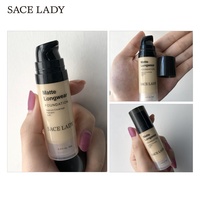 Palette de fond de teint professionnelle la plus populaire Fond de teint liquide longue durée et léger 15ml