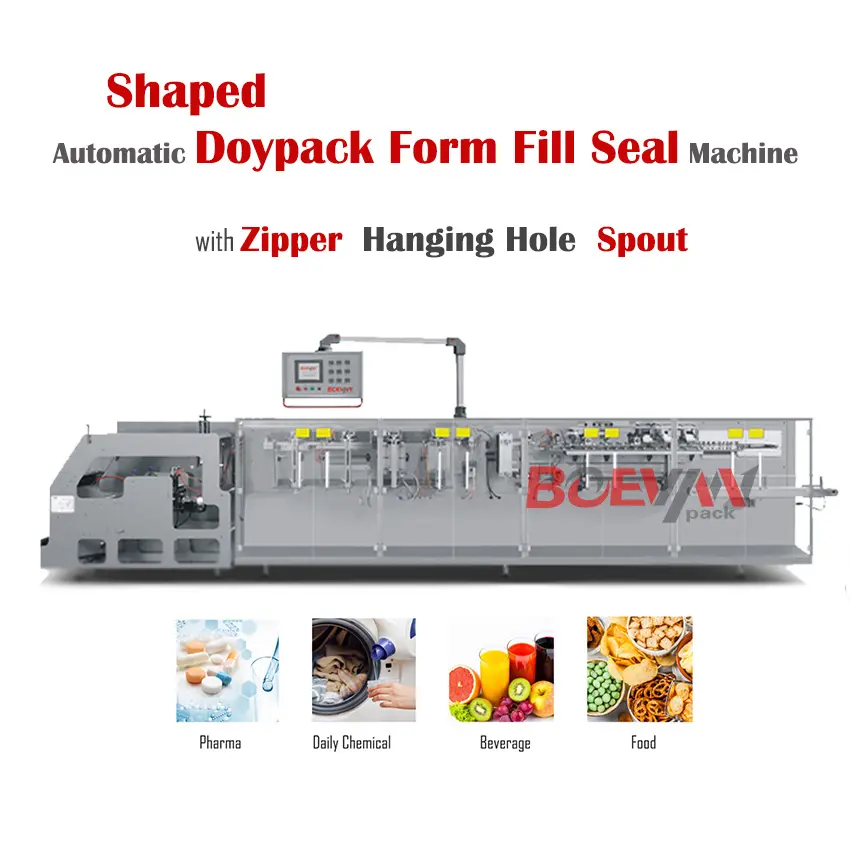 Full Automatic nut packing bear candy confectionery sweets small doypack high accuracy standup pouch packaging machine