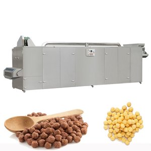 Máquina extrusora de <span class=keywords><strong>choclo</strong></span> inflado de doble tornillo, línea automática de producción de alimentos para aperitivos de maíz inflado - Product Image 6