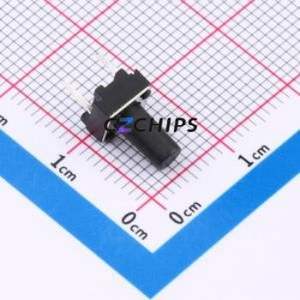 TSA06154-100B332BA Tactile Switch Through hole Component (THT),6.1x6.1mm Switch Single Pole Single Throw Round Button 1.8N 6.1mm - Product Image 1