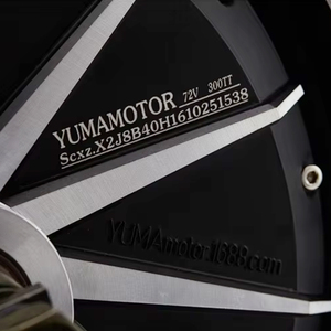 Motor de Eje YMMOTOR de Alta Calidad, 13 Pulgadas, 72V, 4000W, Sin Escobillas, Impermeable IP67, para Scooter/Ciclomotor/Motocicleta YM-HY-134000 - Product Image 2