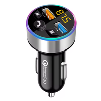 Émetteur FM pour voiture, modulateur USB sans fil, chargeur rapide USB QC3.0, autoradio, lecteur MP3, kit mains libres pour voiture