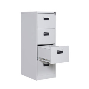 Vente flash : Armoire de classement en acier à 4 tiroirs, design moderne, pour l'école, le gouvernement et la famille, mobilier de bureau universel en métal - Product Image 4