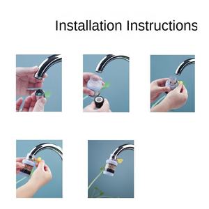 Wholesale Six-Layer Removable Washable Household <b>Filter</b>, Universal Splash-Proof Shower <b>Water</b> Saver <b>Kitchen</b> Tap <b>Filter</b> - Product Image 2