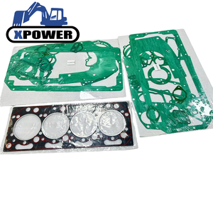 Xpower K4100/K4100D Diesel Excavator Engine Overhaul <b>Gasket</b> Kit with Cylinder <b>Head</b> and Crankshaft Oil <b>Seals</b>-6 Months Warranty - Product Image 1