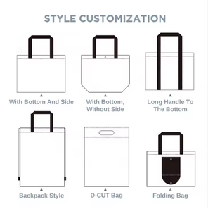 Venta caliente reciclar polipropileno transparente PP tejido laminación bolsas de compras promocionales - Product Image 6