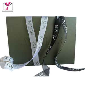 Cinta de Raso con Logotipo Personalizado MUYANG, Diseño de Lujo, Impresa con Lámina Dorada - Product Image 4