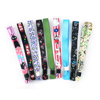 Bracelets personnalisés en tissu jacquard écologique, légers et doux, pour conférences, expositions et événements