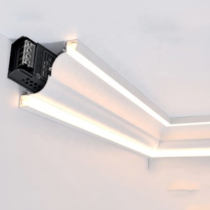 <span class=keywords><strong>Profilo</strong></span> <span class=keywords><strong>LED</strong></span> in Alluminio OEM per Strisce Luminose, Canalina Flessibile da Incasso per Cartongesso e Soffitto, Ideale per Hotel - Product Image 2