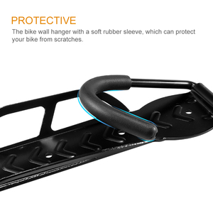 Support de vélo en acier <span class=keywords><strong>mural</strong></span> Support de vélo <span class=keywords><strong>mural</strong></span> et support de <span class=keywords><strong>rangement</strong></span> avec crochet de suspension Accessoires pour support de scooter - Product Image 6