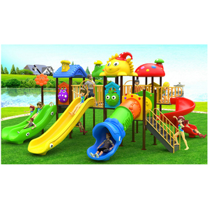 Scivolo e <span class=keywords><strong>Tunnel</strong></span> con Altalena per Parco Divertimenti all'Aperto Hanlin - Costruzione in Acciaio Inox e Fibra di Vetro, Capacità 8-20 Bambini - Product Image 4