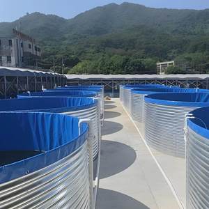 Attrezzatura per Acquacoltura: Vasche per Pesci in Tela di Ferro Zincato Ecologico da 4m di Diametro, Alta Resistenza, Senza Perdite, per Esterni (Nile) - Product Image 6