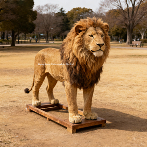 Kích thước cuộc sống sư tử mô phỏng cao Mô hình động vật hoạt hình thực tế cho công viên Chủ Đề Safari vườn thú Vương quốc-trang trí theo chủ đề - Product Image 6