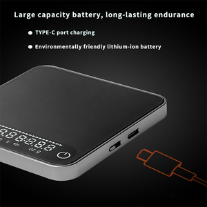 <span class=keywords><strong>2025</strong></span> mới tùy chỉnh Hợp kim nhôm USB Nhà Bếp Cân bằng <span class=keywords><strong>mini</strong></span> siêu mỏng cà phê quy mô kỹ thuật số với bộ đếm thời gian - Product Image 6