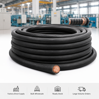 HUAQI YH 70mm² Schweißkabel Kupferleiter Gummiisoliert Flexibles Anschlusskabel 450/750V für Lichtbogenschweißgeräte