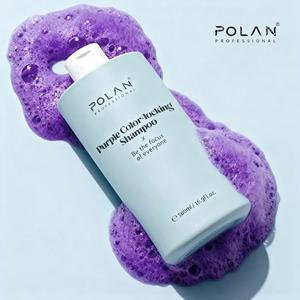 POLAN professionnel sans ammoniaque 500ml <span class=keywords><strong>violet</strong></span> verrouillage-couleur cheveux shampooing anti-jaune pas de couleur rouge - Product Image 5