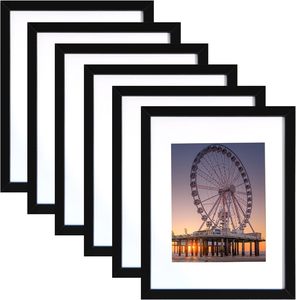 Custom logo <b>A4</b> A3 3.5X5 4X6 5X7 6X8 8X10 Wall Hanging Home Decorative Mdf Black Wooden Picture Photo <b>Frame</b> Wood Painting <b>Frame</b> - Product Image 1