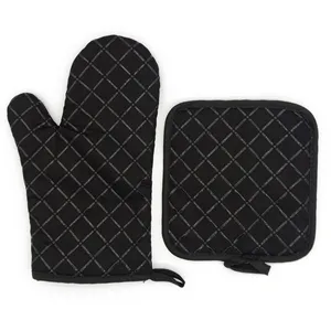 Verdikking Hittebestendig Siliconen Oven Mitt Pot Keuken Barbecue Camping Bakken Non-stick Siliconen Wanten