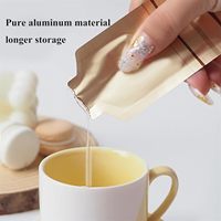 Sachet cosmétique imprimé sur mesure, emballage d'échantillons, pochette pour crème visage et masque, thermoscellable, petite pochette laminée en aluminium