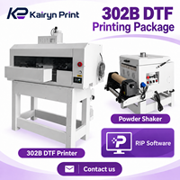 Imprimante numérique 302B DTF à double tête d'impression 420 mm avec circulation d'encre blanche automatique pour l'impression de vêtements