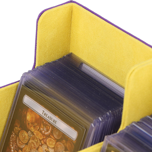 Chất lượng cao Đôi Da kinh doanh Thẻ lưu trữ hộp từ đóng cửa công suất lớn boong trường hợp - Product Image 4