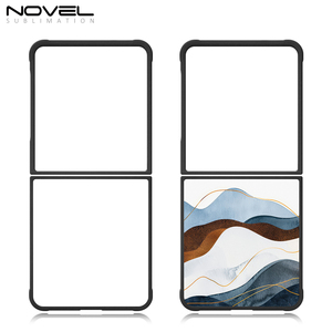 Tự làm tùy chỉnh trống chống trượt 4 góc 2D TPU mềm phim thăng hoa từ trường hợp điện thoại bảo vệ cho Samsung Z lật 5 6 7 - Product Image 4