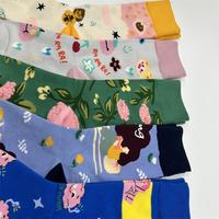 Nouvelle arrivée personnalisé équipage plein coton mignon femmes chaussettes dessin animé Figure lapin fleur drôle caca mi Tube mignon chaussettes pour les femmes