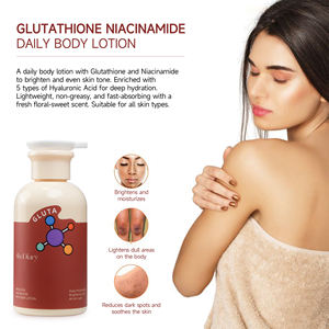 Shediary OEM Vücut Losyonu Kremi Nemlendirici ODM Cilt Bakımı Özel Etiket Glutatyon Niacinamide Aydınlatıcı Vücut Losyonu 300ml - Product Image 3