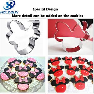 Moules à biscuits en acier inoxydable en forme de souris, design mignon et durable, adaptés aux enfants, pour les fêtes, outils de pâtisserie - Product Image 6