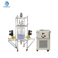 Reactor de Vidrio Encamisado de Diseño Modular, Recipiente a Presión de 100 Litros, Uso Automático en Laboratorio
