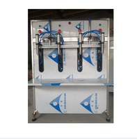 Machine de remplissage de liquides semi-automatique - Remplisseur pneumatique à double tête pour miel/pâte/détergent