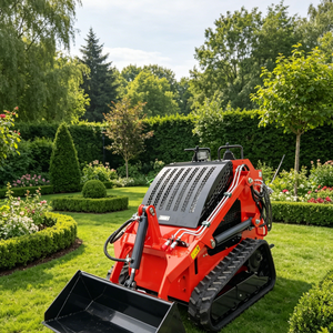 Fast Shipping Interchangeable <b>Tracks</b> and Tires Mini Skid Steer with for Sale - Product Image 6