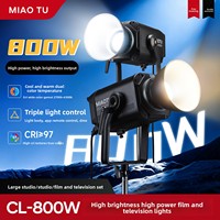 MIAOTU*CL800wB Lumière de photographie bicolore haute puissance, éclairage d'appoint pour films, streaming en direct et tournage vidéo
