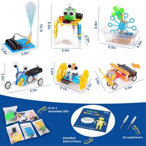 Kit de robot DIY pour enfants, jouets éducatifs, robot scientifique, jouets d'ingénierie, kits scientifiques - Product Image 4