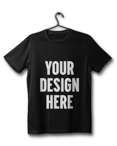 T-shirts de qualité supérieure pour hommes, col rond, couleur bleu foncé, logo et design personnalisés. - Product Image 6
