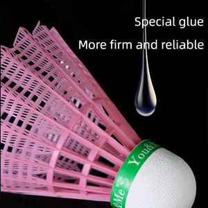 Высококачественные легкие воланы для бадминтона, прочный нейлоновый мяч, тренировочный волан для спорта - Product Image 6