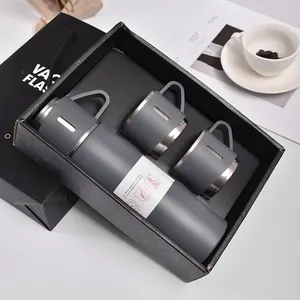 Stainless Steel Cup <b>Large</b> Capacity Vacuum Flask Coffee Tea Milk Travel Water Bottle Insulated Handbag <b>Gift</b> <b>Box</b> - Product Image 3