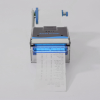 Impresora Térmica de Etiquetas y Recibos para Kiosco HSPOSK54 de 80 mm, 250 mm/s, Cortador Automático, USB, RS232, LAN, Presentador de Rollos de 150 mm para Máquinas Expendedoras y Puntos de Venta