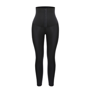 Leggings <span class=keywords><strong>de</strong></span> sport personnalisés pour femmes, <span class=keywords><strong>pantalon</strong></span> <span class=keywords><strong>de</strong></span> Yoga, Sauna, étiquette privée, Spandex, vêtement <span class=keywords><strong>de</strong></span> sport, solide, noir, Anti-<span class=keywords><strong>Cellulite</strong></span> - Product Image 4