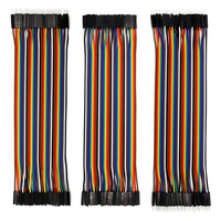 Fil de cavalier Dupont 40 broches 10CM 20CM 30CM femelle à femelle F-F câble de cavalier Dupont pour Arduino