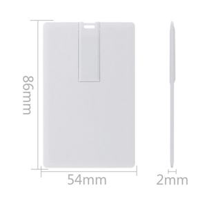 Memoria USB de Capacidad Real 4/8/16/32/64GB, Chip de Memoria USB 2.0 con Forma de Tarjeta de Crédito - Product Image 3