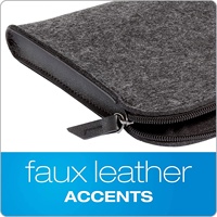 Tailles personnalisées d'usine Sac de pochette à fermeture éclair en feutre gris anthracite pour les fournitures de bureau scolaires et le stockage quotidien des essentiels
