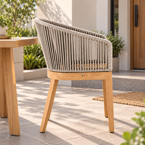 Complete your home with a teak <b>chair</b> that combines natural <b>wood</b> appeal with a classic and welcoming appearance - Product Image 6