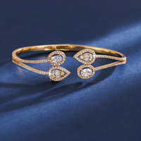 Bracelet en pierres précieuses pour femmes Resoul, bracelets plaqués or, bijoux fantaisie en gros pour femmes, accessoires de mode en cristal