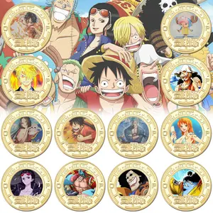 The 20th Anniversary Figures Gold Plating Commemorative Coins For Fans Collections