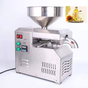 Petite presse <span class=keywords><strong>à</strong></span> <span class=keywords><strong>huile</strong></span> <span class=keywords><strong>à</strong></span> vis en acier inoxydable, double pression <span class=keywords><strong>à</strong></span> <span class=keywords><strong>froid</strong></span> et <span class=keywords><strong>à</strong></span> chaud, pour arachides, colza, lin, graines <span class=keywords><strong>de</strong></span> tournesol - Product Image 1