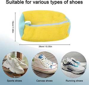 Bolsa para lavadora de zapatos, bolsa para zapatos de lavandería para limpieza de zapatillas para lavadora <span class=keywords><strong>secadora</strong></span> 2 uds - Product Image 5
