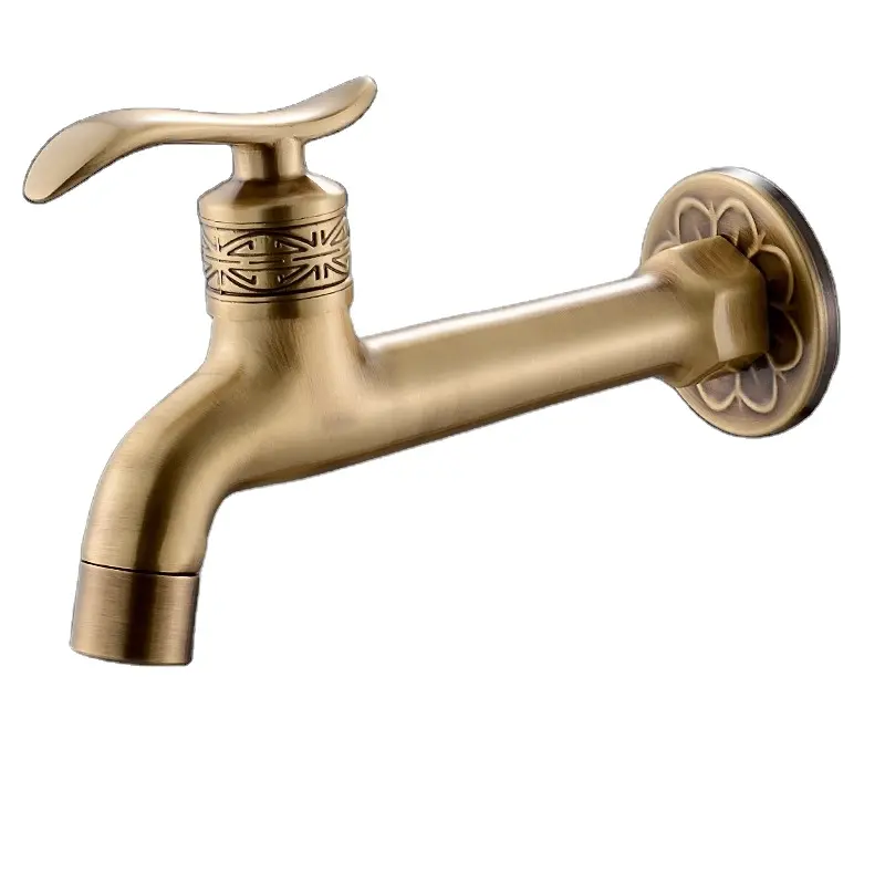 Wall Mounted Bathroom Classic Type of Washing Machine Faucet antique Cold Water Mixer Filter Tap