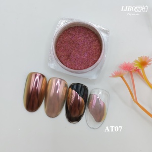 Polvo de Cromo Metálico Camaleón LIBO, 9 Colores, Polvo de Cromo Brillante - Product Image 6